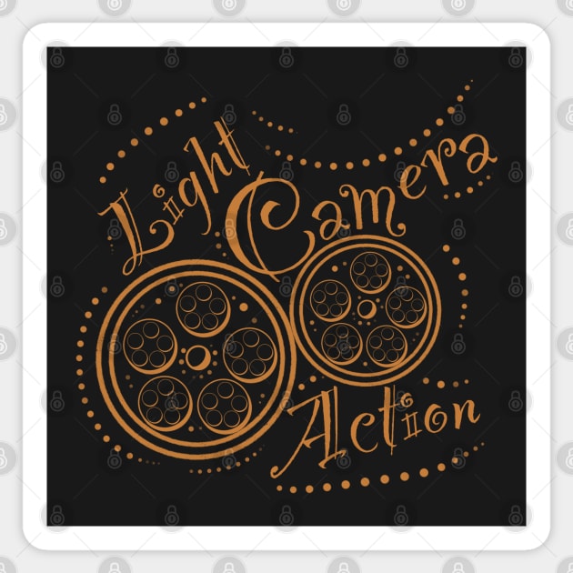 Light-Camera-Action Sticker by Xatutik-Art